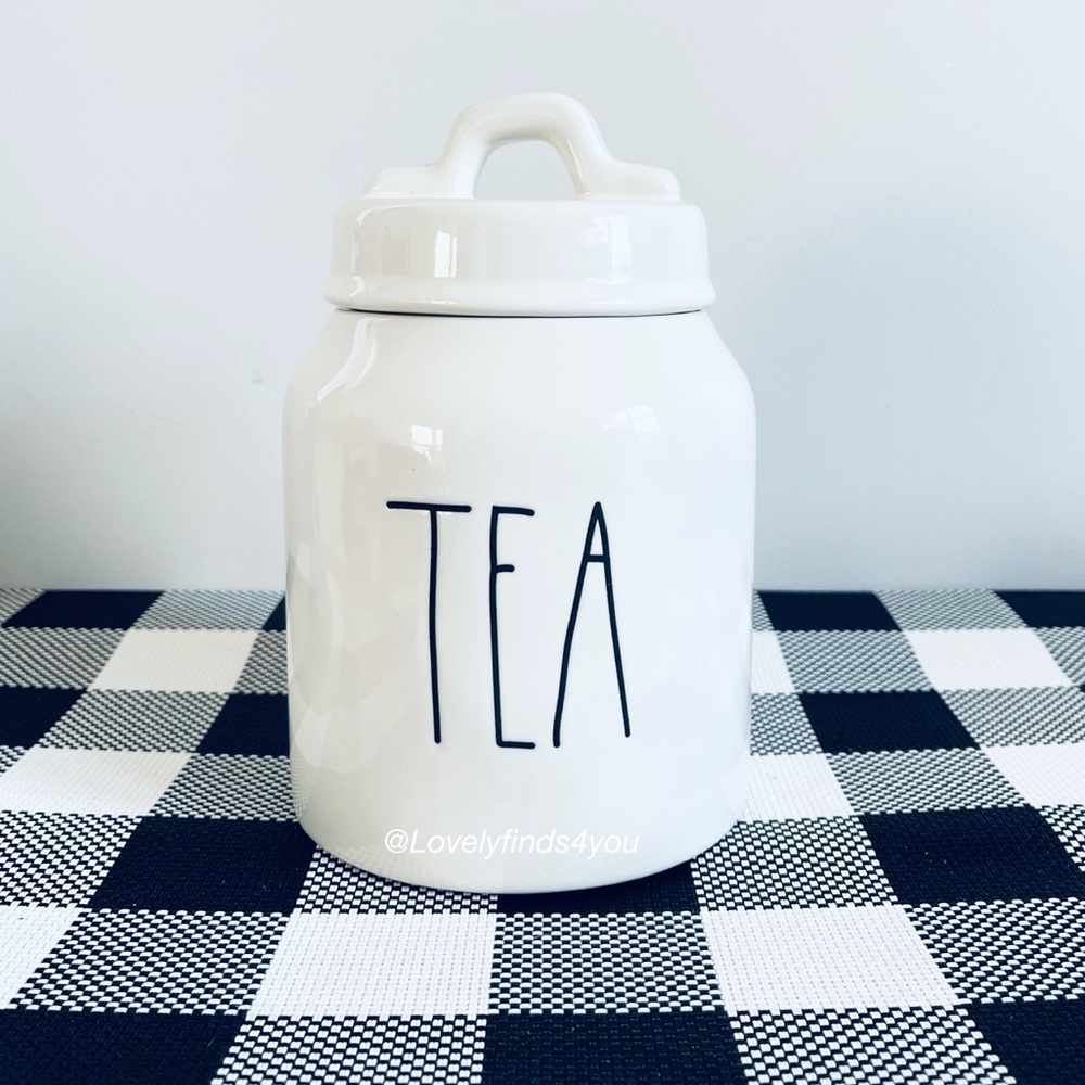 Rae Dunn TEA canister HTF